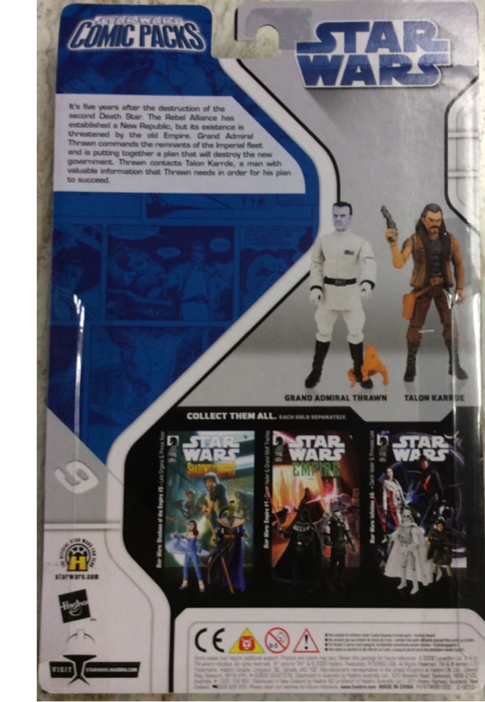 Grand Admiral Thrawn - Hasbro (Star Wars Comic Packs) action figure collectible [Barcode 7673768308140] - Main Image 2