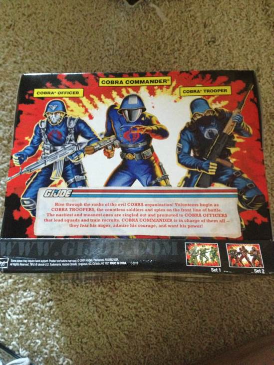 Cobra Senior Ranking Ofiicers - Hasbro (GI Joe) action figure collectible [Barcode 7673768321507] - Main Image 2