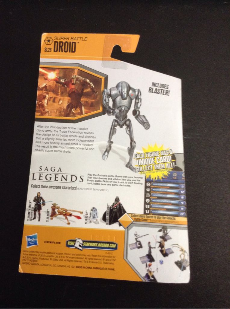 Super Battle Droid - Hasbro (Saga Legends Attack Of The Clones) action figure collectible [Barcode 7673768604204] - Main Image 2