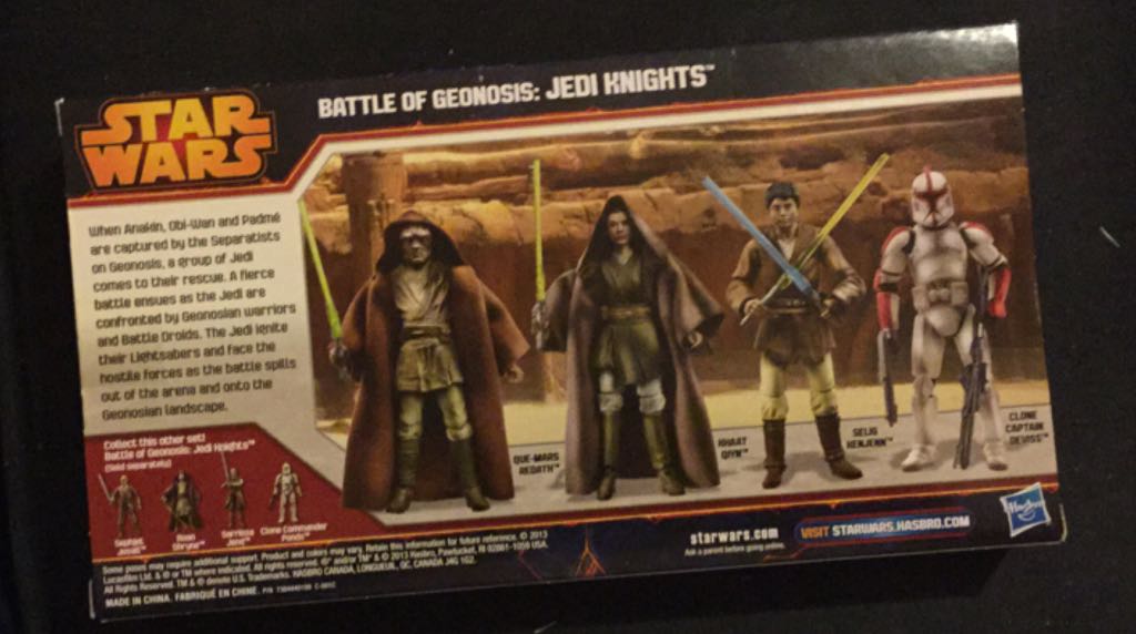 Battle Of Geonosis: Jedi Knights - Hasbro (Star Wars Episode II Attack of the Clones) action figure collectible [Barcode 7673768910152] - Main Image 2