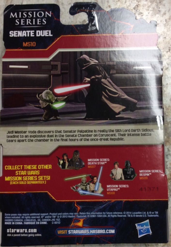 Darth Sidious And Yoda - Hasbro (Star Wars Mission Series) action figure collectible [Barcode 7673768928836] - Main Image 2