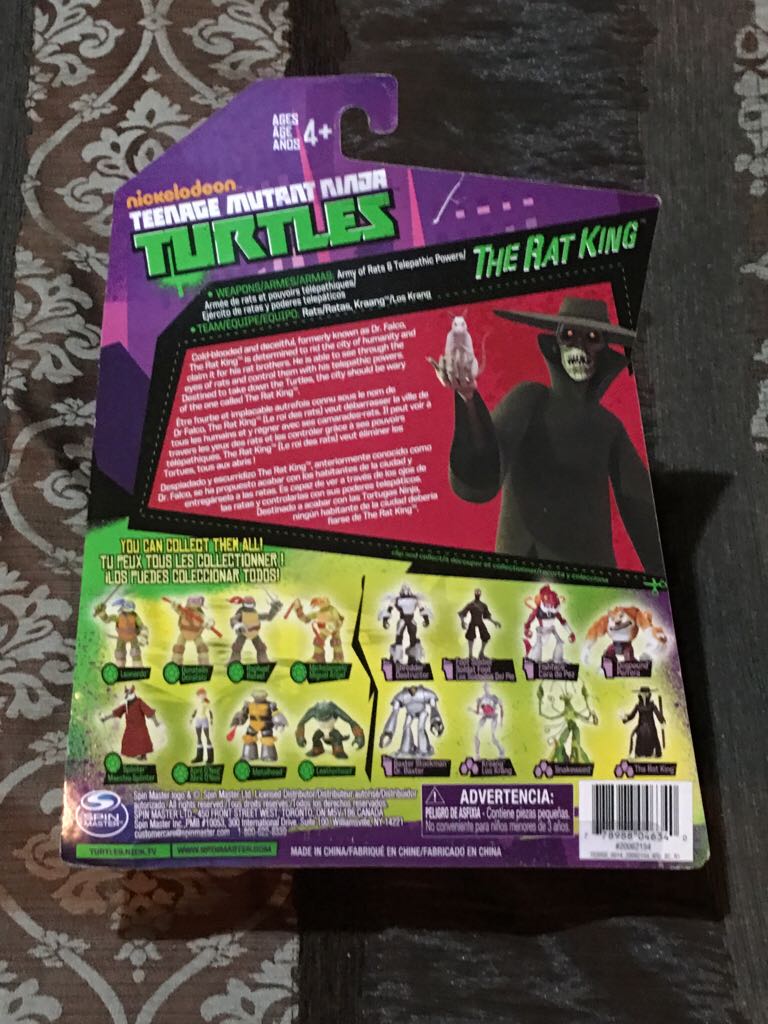 Rat King, The - Playmates Toys (Nickelodeon TMNT) action figure collectible [Barcode 778988046340] - Main Image 2