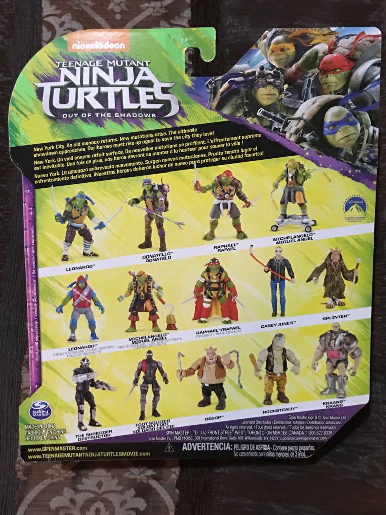 Bebop - Playmates Toys (TMNT Out of The Shadows) action figure collectible [Barcode 778988199176] - Main Image 2