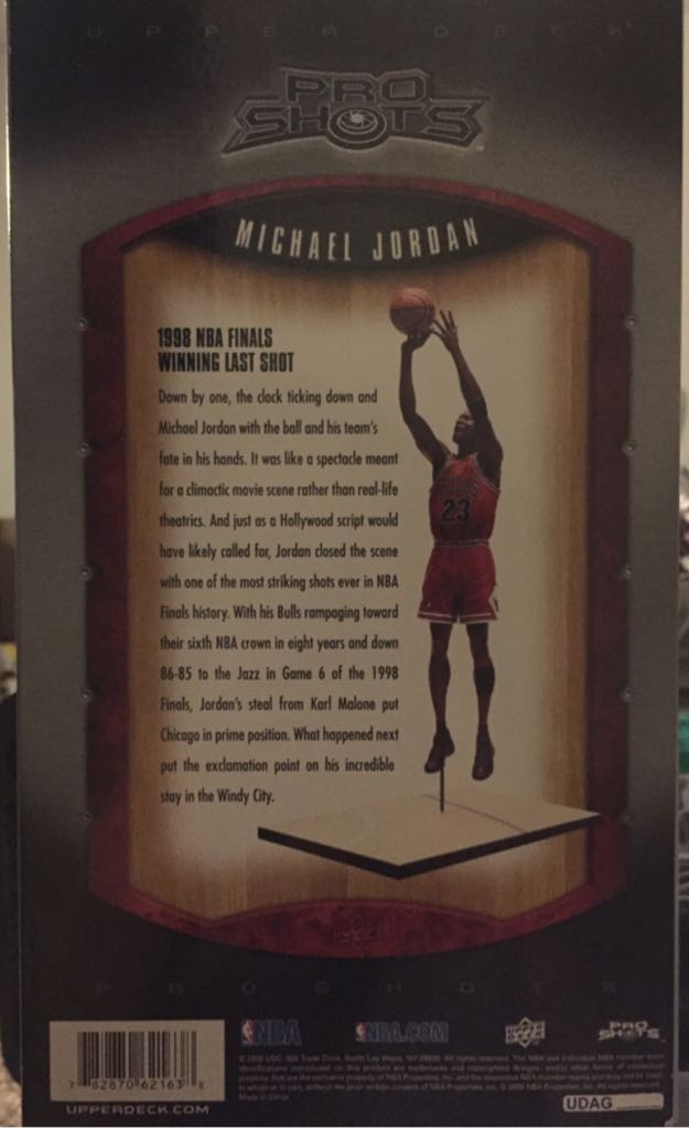 Michael Jordan Upper Deck Winning Shot - Upper Deck (Pro Shots) action figure collectible [Barcode 782870621638] - Main Image 2