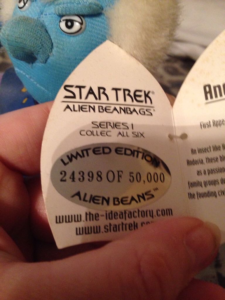 Star Trek Alien Beans: Andorian  action figure collectible [Barcode 785425100756] - Main Image 2