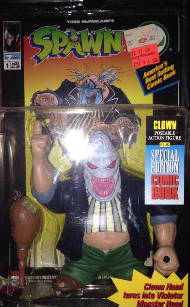 Clown - McFarlane Toys (Spawn: 6”) action figure collectible [Barcode 787926101058] - Main Image 2