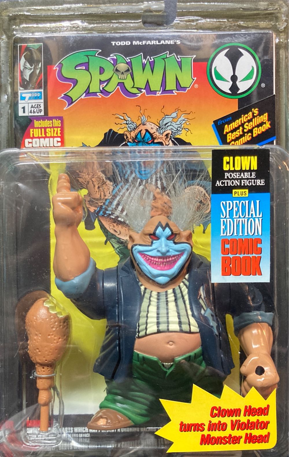 Clown - McFarlane Toys (Spawn: 6”) action figure collectible [Barcode 787926101058] - Main Image 3