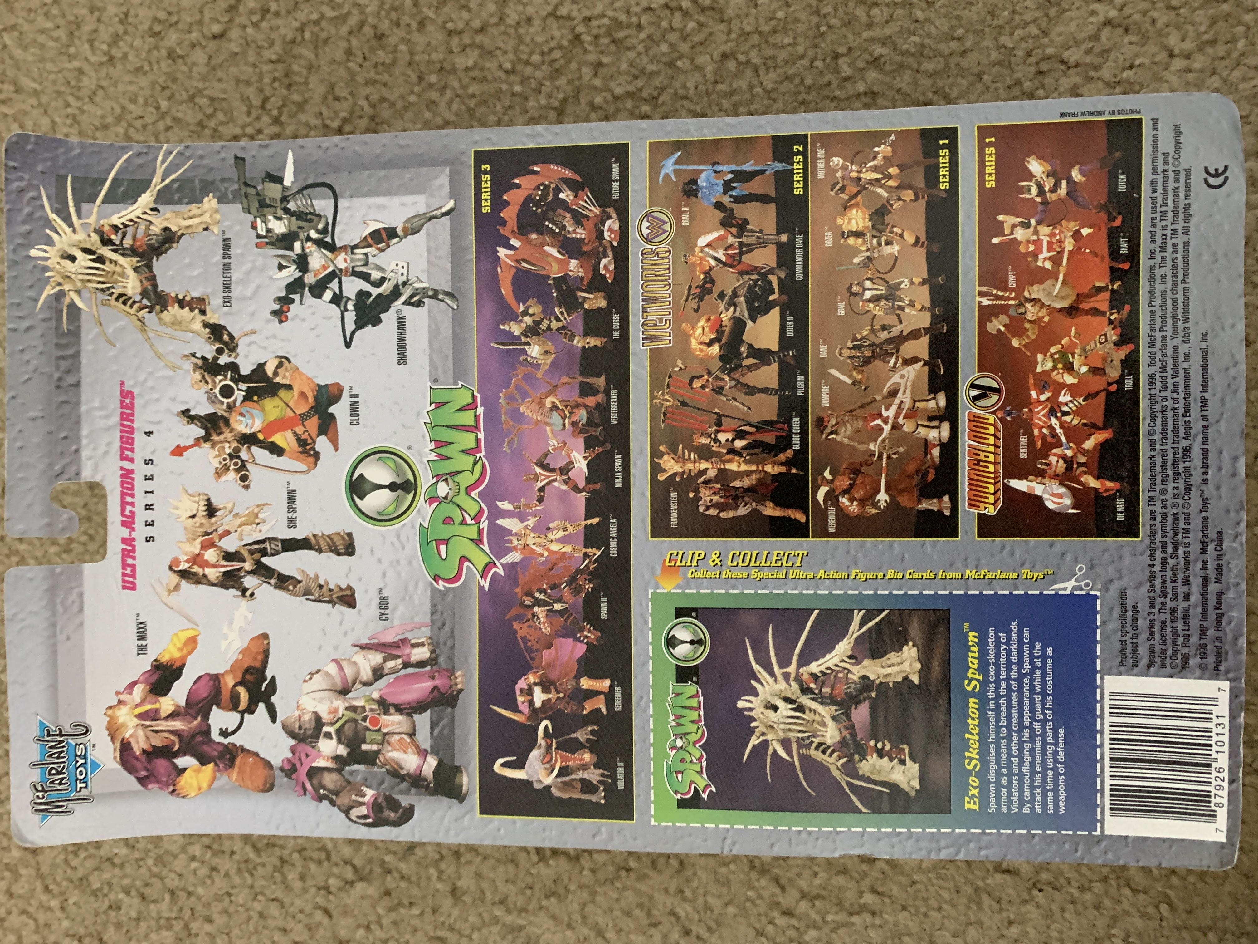 Spawn: Exo-Skeleton Spawn - McFarlane Toys (Spawn Series 4) action figure collectible [Barcode 787926101317] - Main Image 3