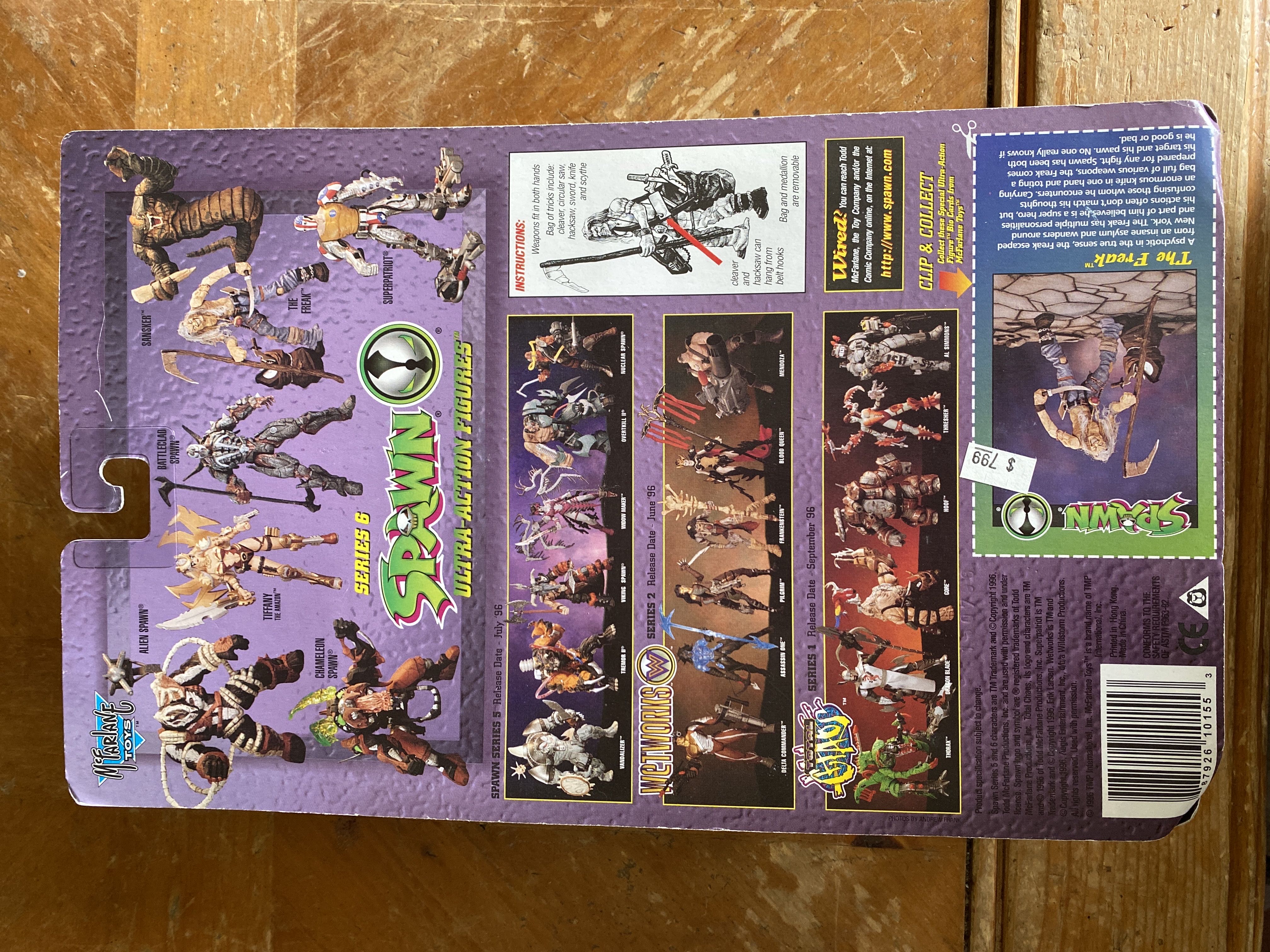 Spawn: The Freak - McFarlane Toys (The Freak) action figure collectible [Barcode 787926101553] - Main Image 2