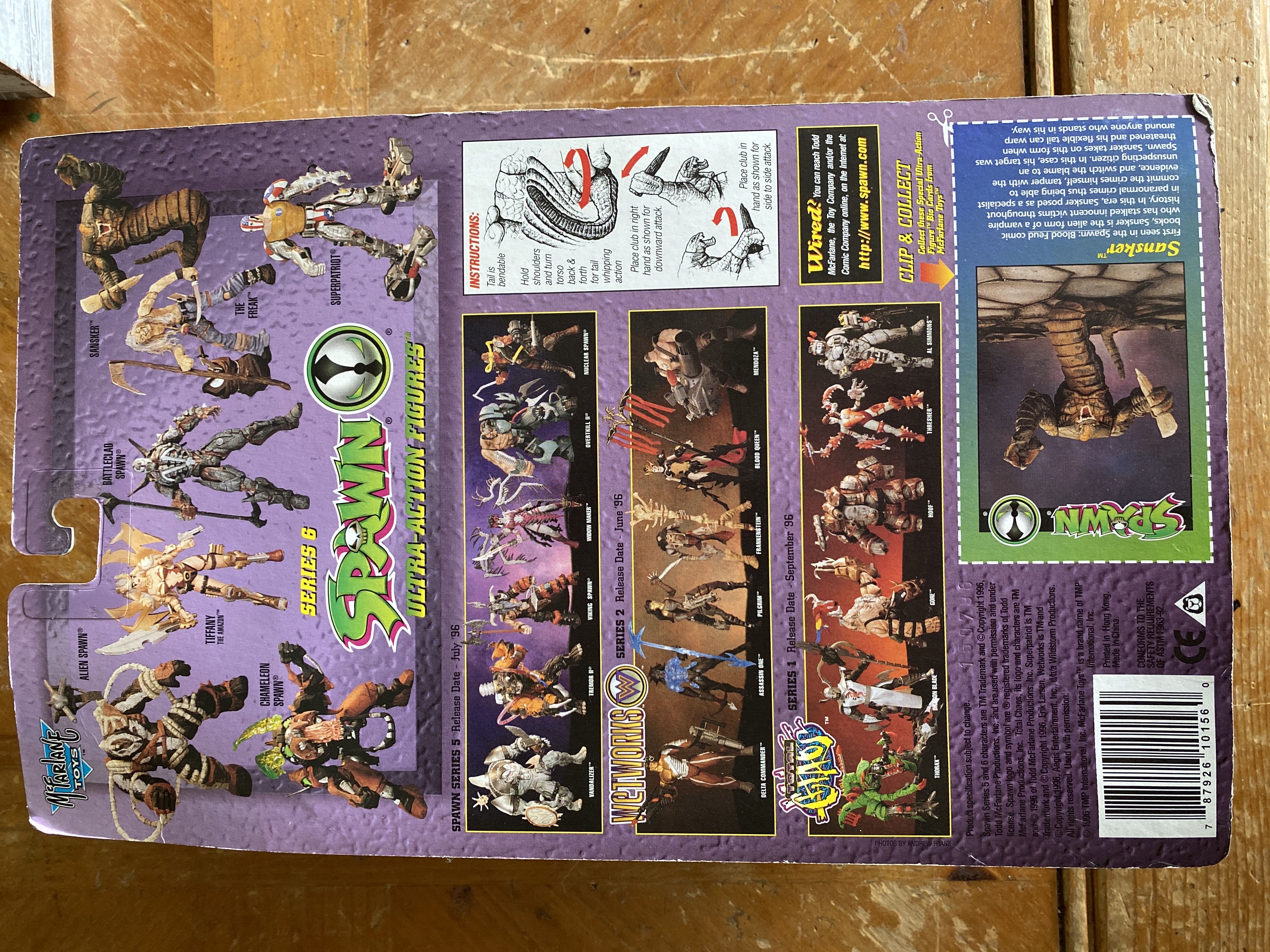 Sansker - McFarlane Toys (Spawn) action figure collectible [Barcode 787926101560] - Main Image 2