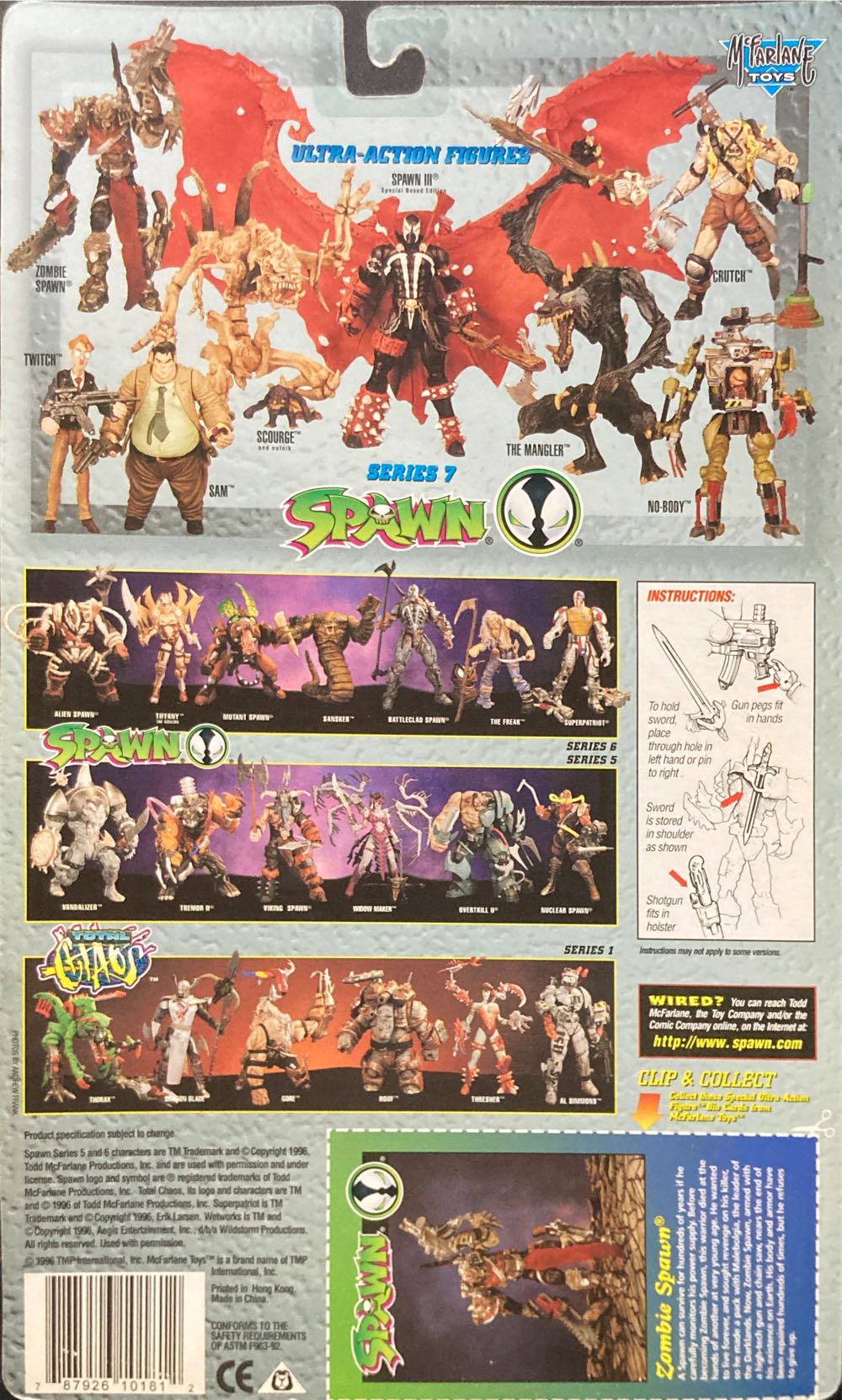 Spawn: Zombie Spawn - McFarlane Toys (Spawn: Series 7) action figure collectible [Barcode 787926101812] - Main Image 2