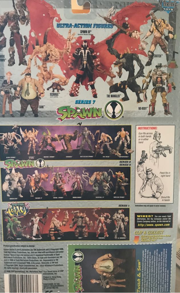 Spawn: Sam & Twitch - McFarlane Toys (Spawn Series 7) action figure collectible [Barcode 787926101867] - Main Image 2