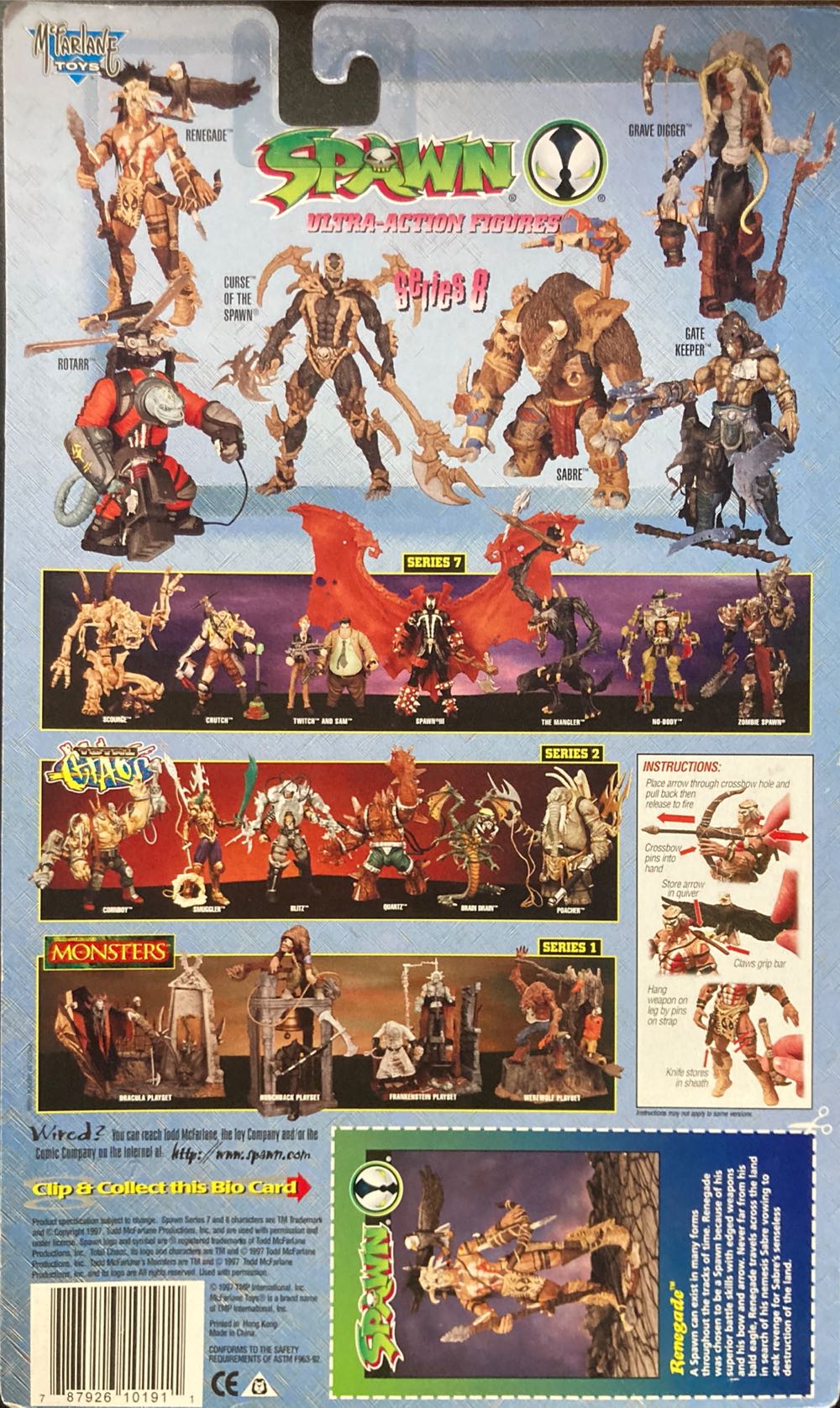 Spawn: Renegade - McFarlane Toys (Spawn Series 8) action figure collectible [Barcode 787926101911] - Main Image 2