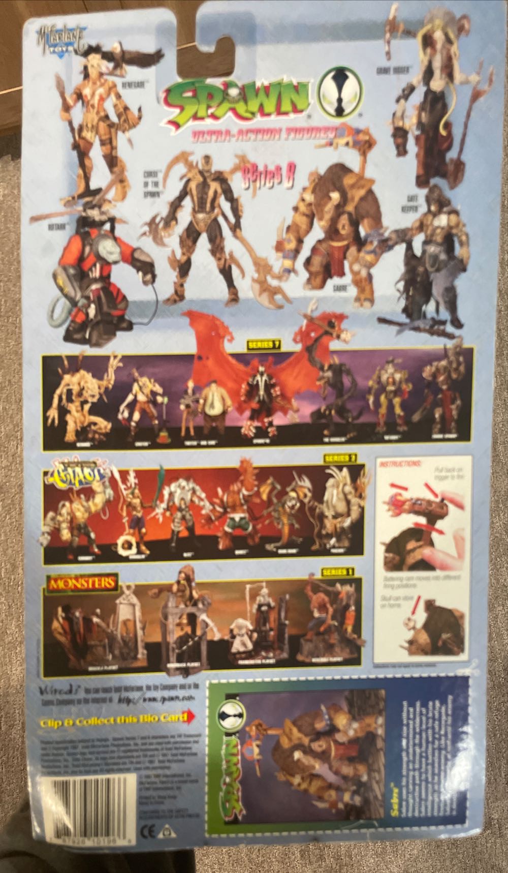 Sabre - McFarlane Toys (Spawn: 6”) action figure collectible [Barcode 787926101966] - Main Image 2