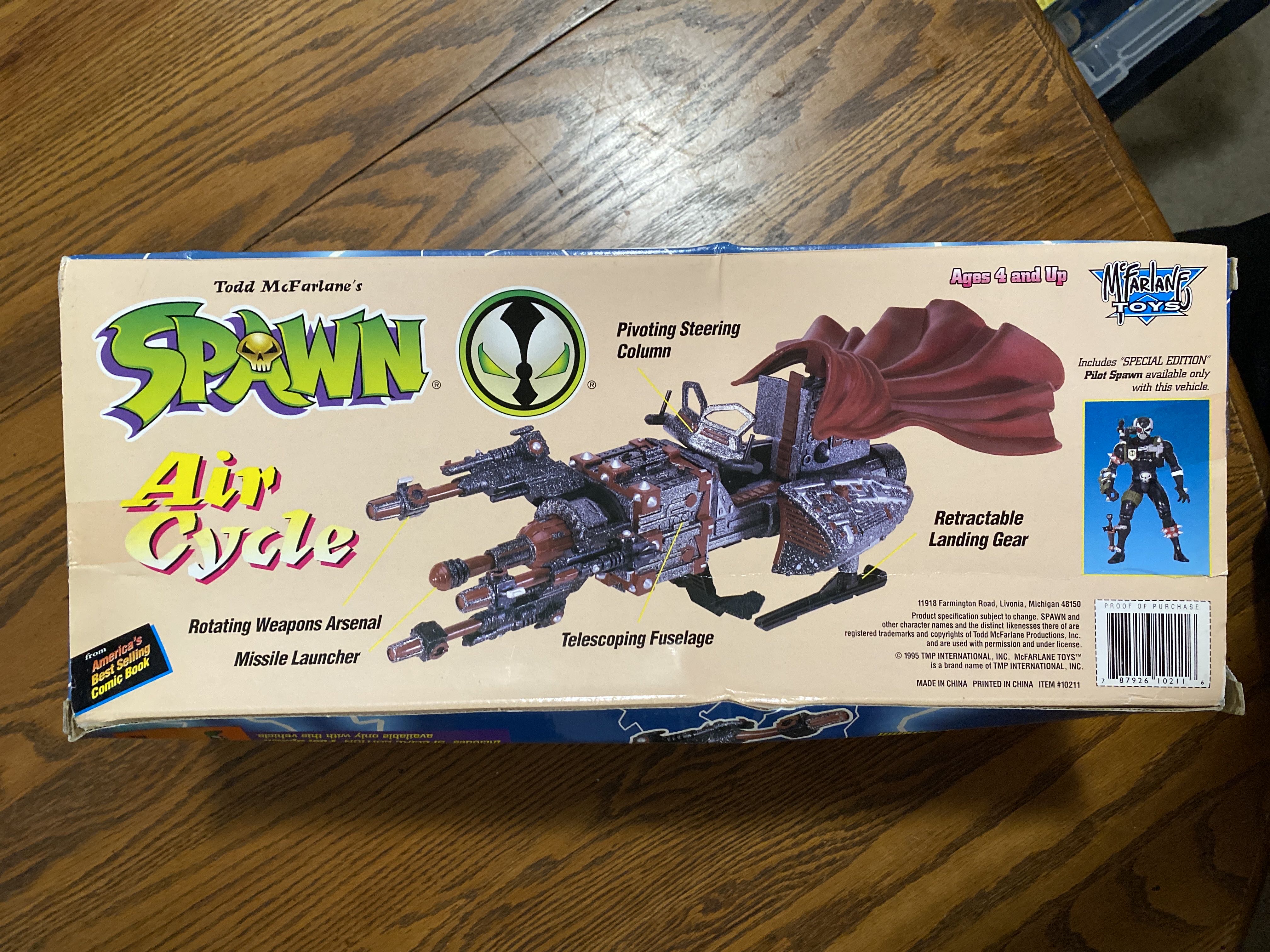 Spawn (Vehicle) - McFarlane Toys (Air Cycle) action figure collectible [Barcode 787926102116] - Main Image 2