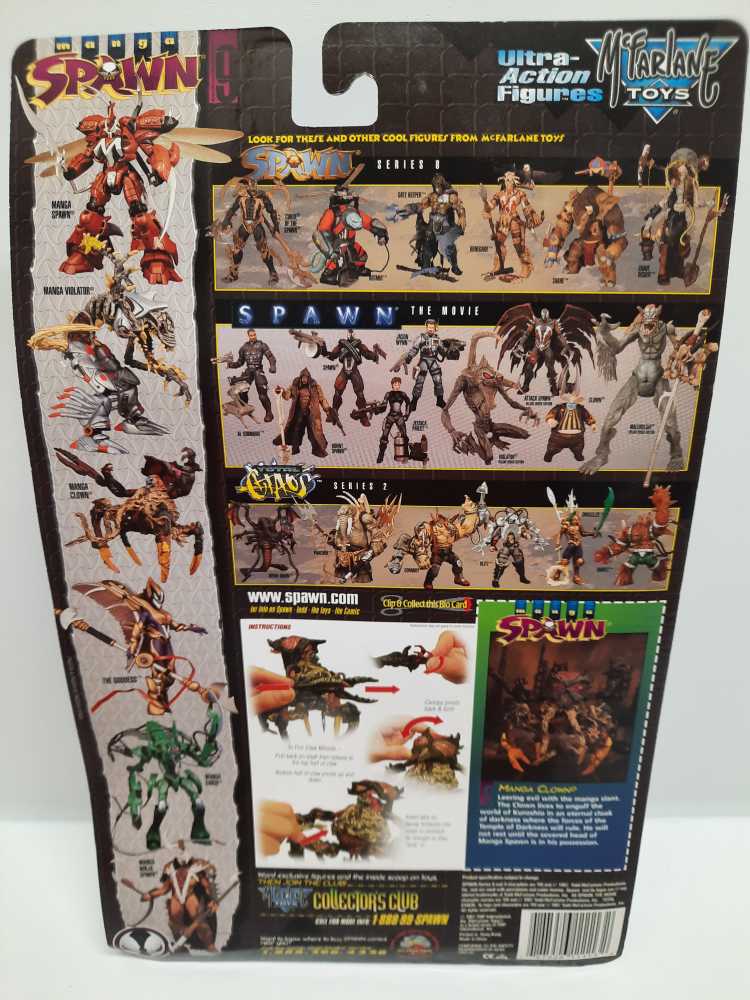 Spawn: Manga Clown - McFarlane Toys (Spawn Series 9) action figure collectible [Barcode 787926111132] - Main Image 2