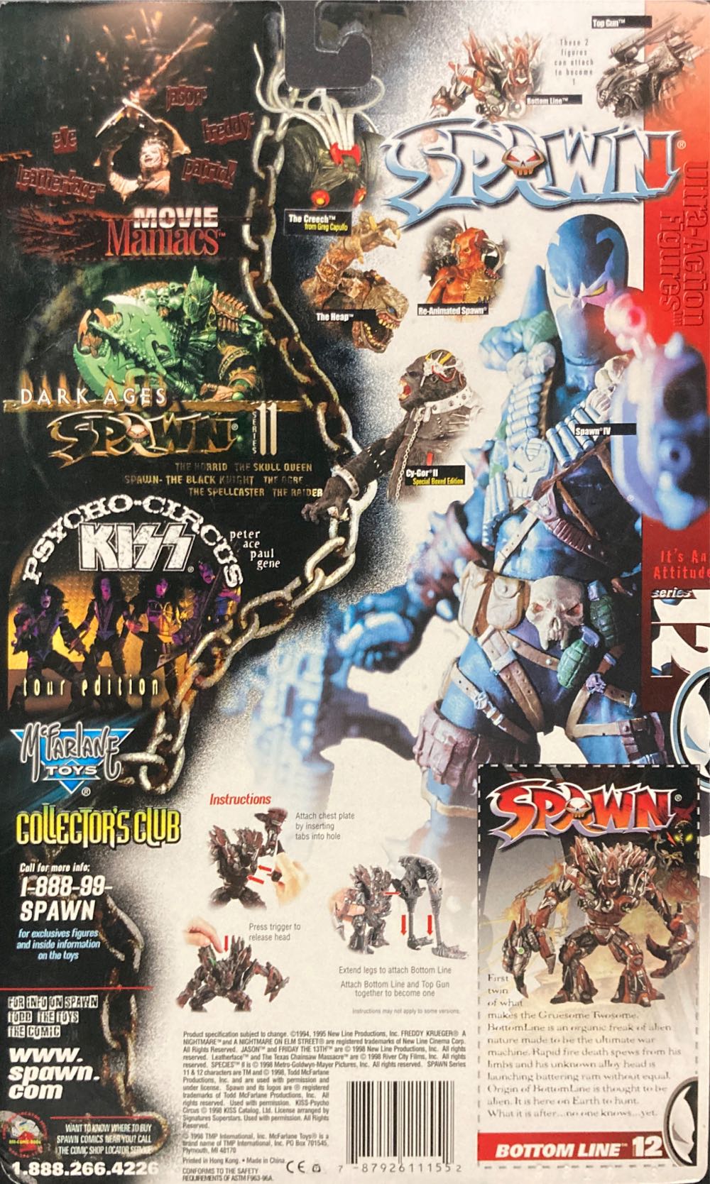 Bottom Line - McFarlane Toys (Spawn: 6”) action figure collectible [Barcode 787926111552] - Main Image 3
