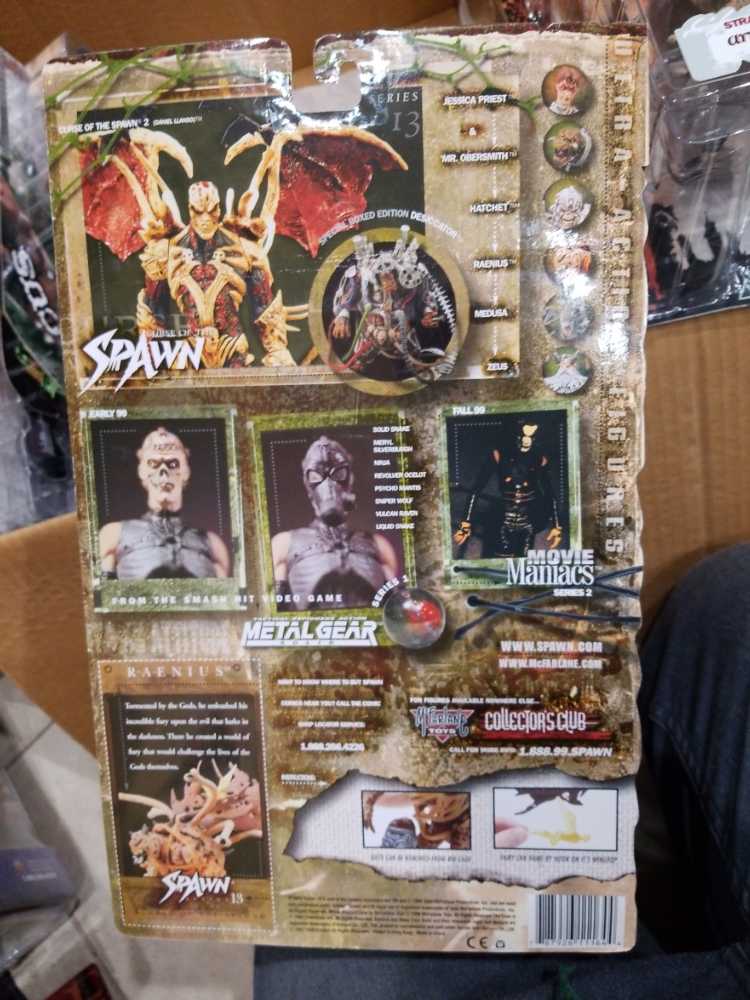 Spawn Curse Of The Spawn Raenius - McFarlane Toys (Curse Of The Spawn) action figure collectible [Barcode 787926111644] - Main Image 2