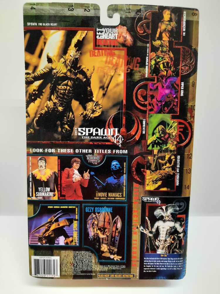 Viper King (Blue) - McFarlane Toys (Spawn) action figure collectible [Barcode 787926111743] - Main Image 2