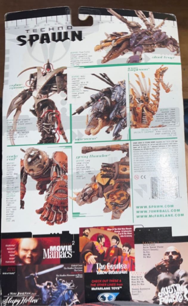Spawn: Techno Spawn Steel Trap - McFarlane Toys (Techno Spawn) action figure collectible [Barcode 787926111859] - Main Image 2