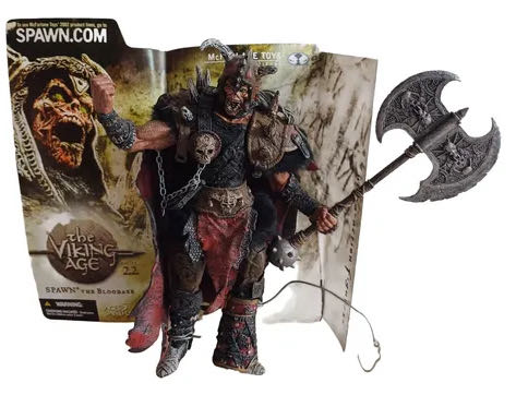 Spawn - The Dark Ages: The Viking Age Spawn The Bloodaxe X2 - McFarlane Toys (Spawn 22 Dark Ages The Viking Ages) action figure collectible [Barcode 787926112610] - Main Image 4