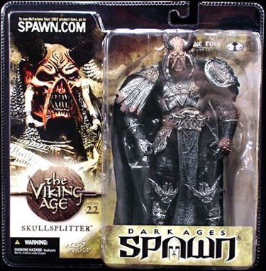Spawn: Skullsplitter - McFarlane Toys (Spawn 22 Dark Ages The Viking Ages) action figure collectible [Barcode 787926112627] - Main Image 2