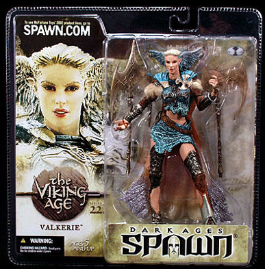 Spawn: Valkerie - McFarlane Toys (Spawn 22 Dark Ages The Viking Ages) action figure collectible [Barcode 787926112634] - Main Image 2