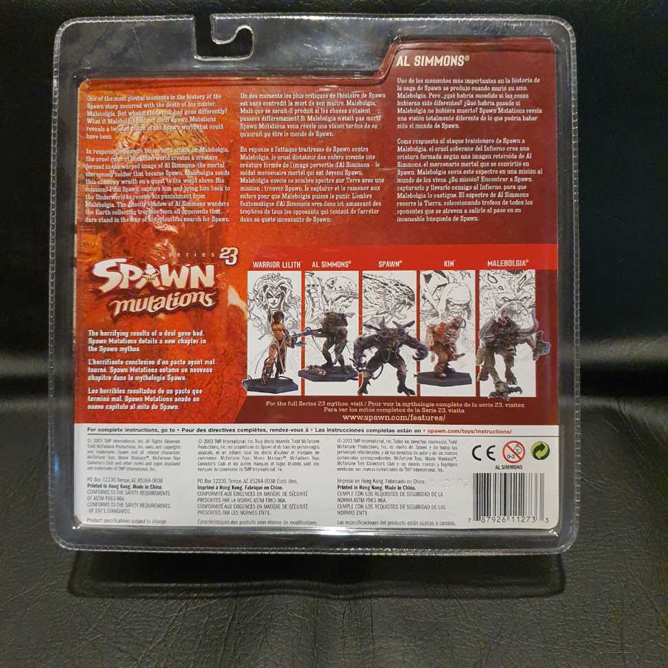 Spawn - Mutations 23 - Al Simmons - McFarlane Toys (Spawn Mutations Series 23) action figure collectible [Barcode 787926112733] - Main Image 3