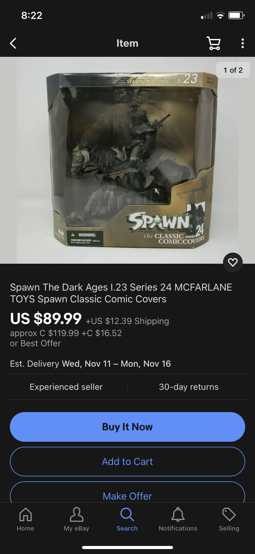 SPAWN THE DARK AGE i.23 - McFarlane Toys (Spawn) action figure collectible [Barcode 787926112917] - Main Image 4