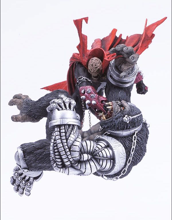 Spawn vs Cygor - McFarlane Toys (Spawn Series 26: The Art Of Spawn) action figure collectible [Barcode 787926113402] - Main Image 1