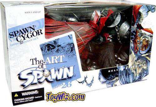 Spawn vs Cygor - McFarlane Toys (Spawn Series 26: The Art Of Spawn) action figure collectible [Barcode 787926113402] - Main Image 2