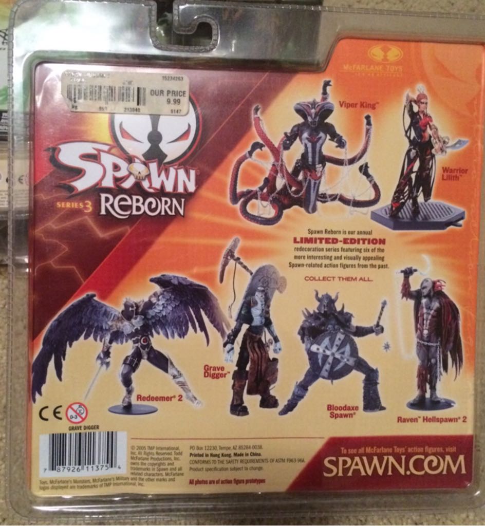 Grave Digger - Spawn Reborn Series 3 - McFarlane Toys action figure collectible [Barcode 787926113754] - Main Image 2