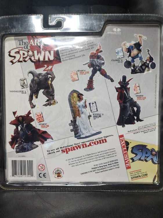 Spawn - The Art Of Spawn: Clown 5 - McFarlane Toys™ (Spawn Series 27: The Art Of Spawn) action figure collectible [Barcode 787926113921] - Main Image 2