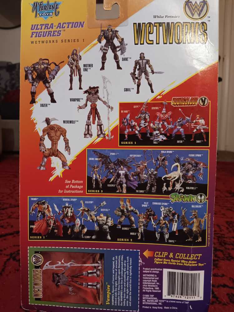 Wetworks - Series 1: Vampire - McFarlane Toys (Wetworks) action figure collectible [Barcode 787926121049] - Main Image 4