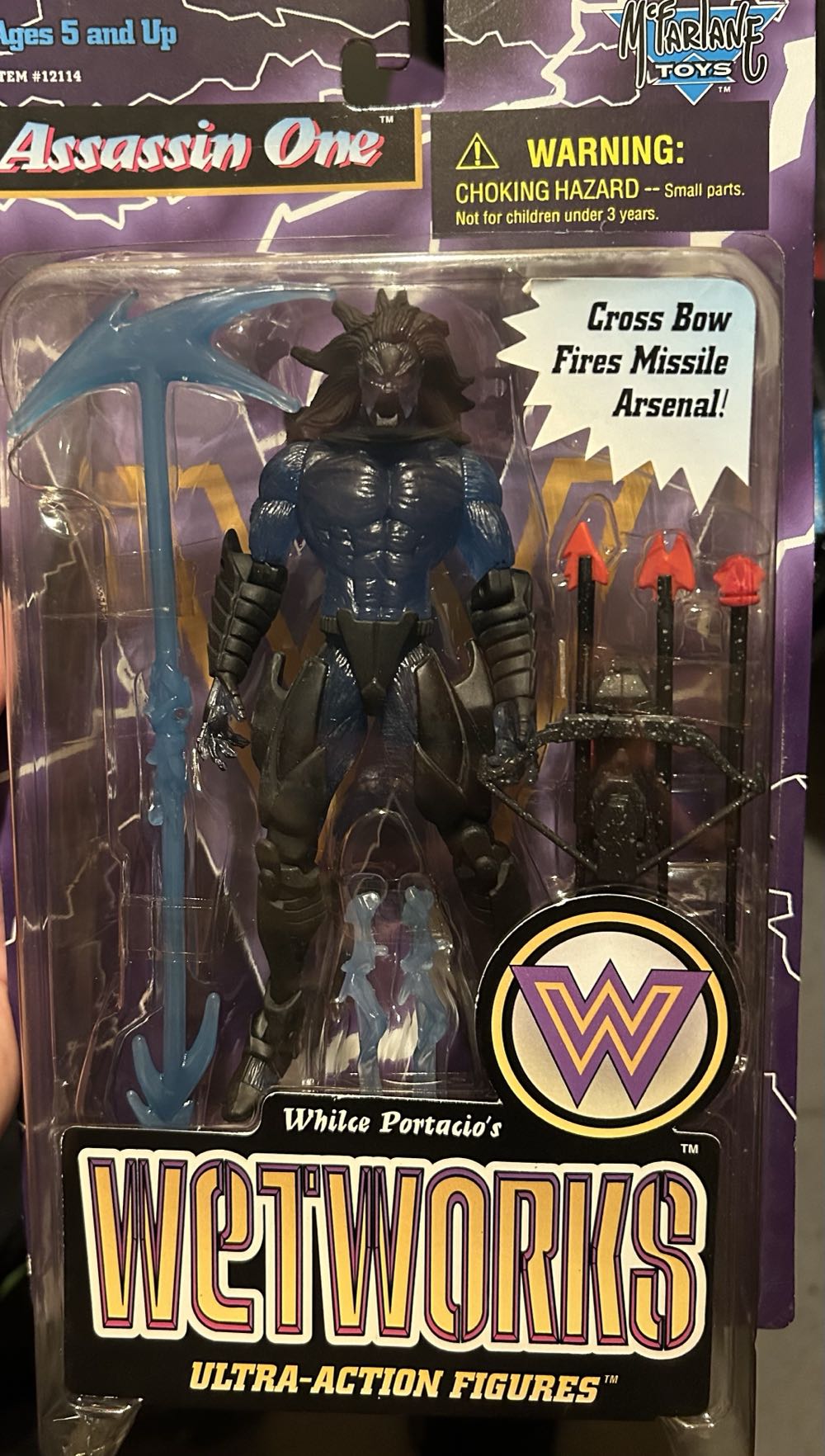 Wetworks - Series 2: Assassin One Blue - McFarlane Toys action figure collectible [Barcode 787926121148] - Main Image 4
