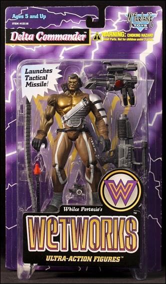 Wetworks - Series 2: Delta Commander Black & Green - McFarlane Toys action figure collectible [Barcode 787926121162] - Main Image 2