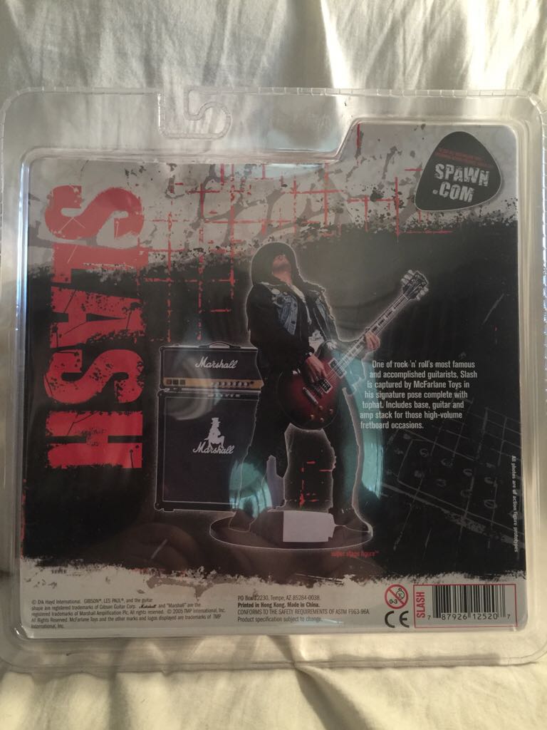 Slash  - McFarlane Toys (Guns N Roses) action figure collectible [Barcode 787926125207] - Main Image 2