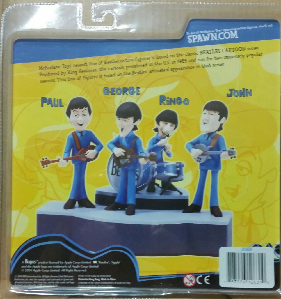 Beatles GEORGE cartoon show  action figure collectible [Barcode 787926126334] - Main Image 2