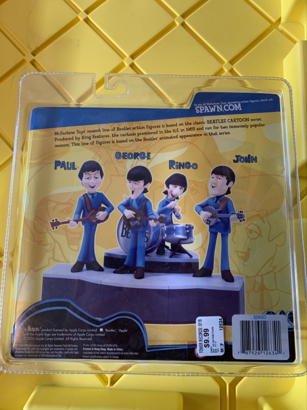 Beatles RINGO cartoon show  action figure collectible [Barcode 787926126341] - Main Image 3