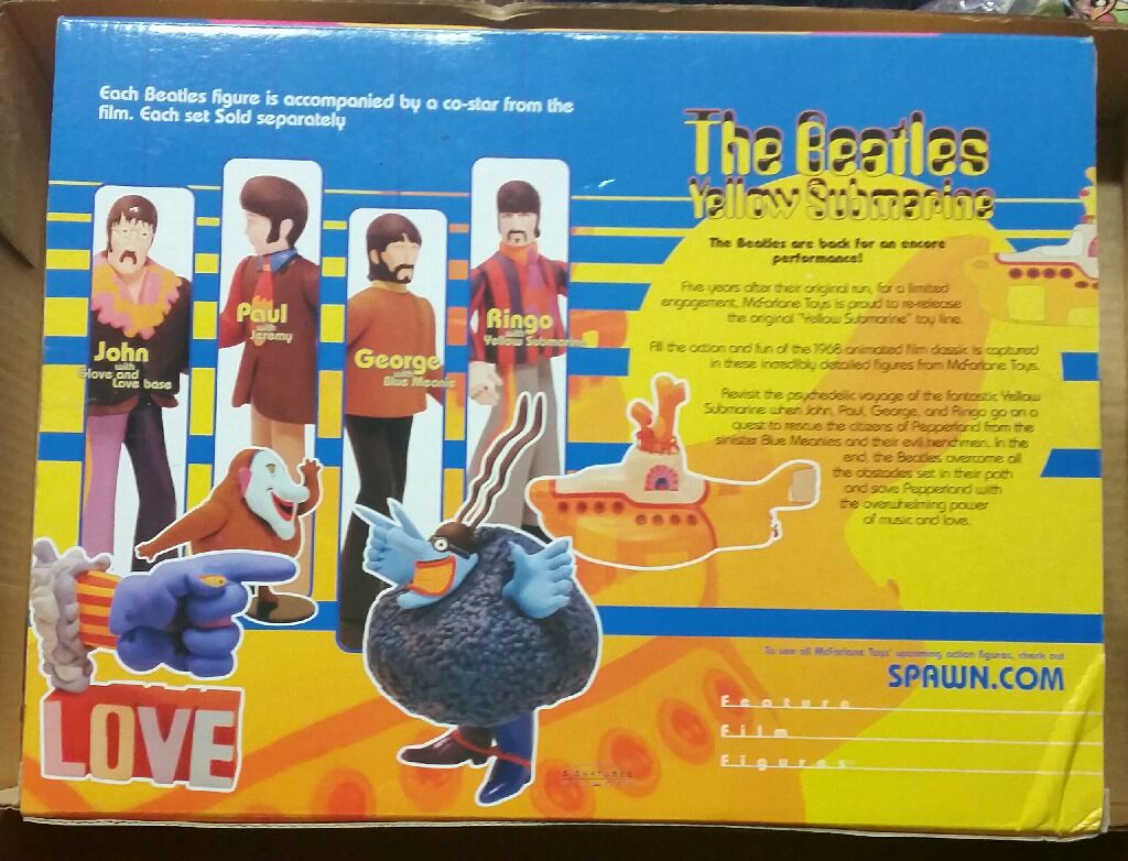 The Beatles Yellow Submarine action figure Mcfarlane toys  action figure collectible [Barcode 787926126402] - Main Image 2