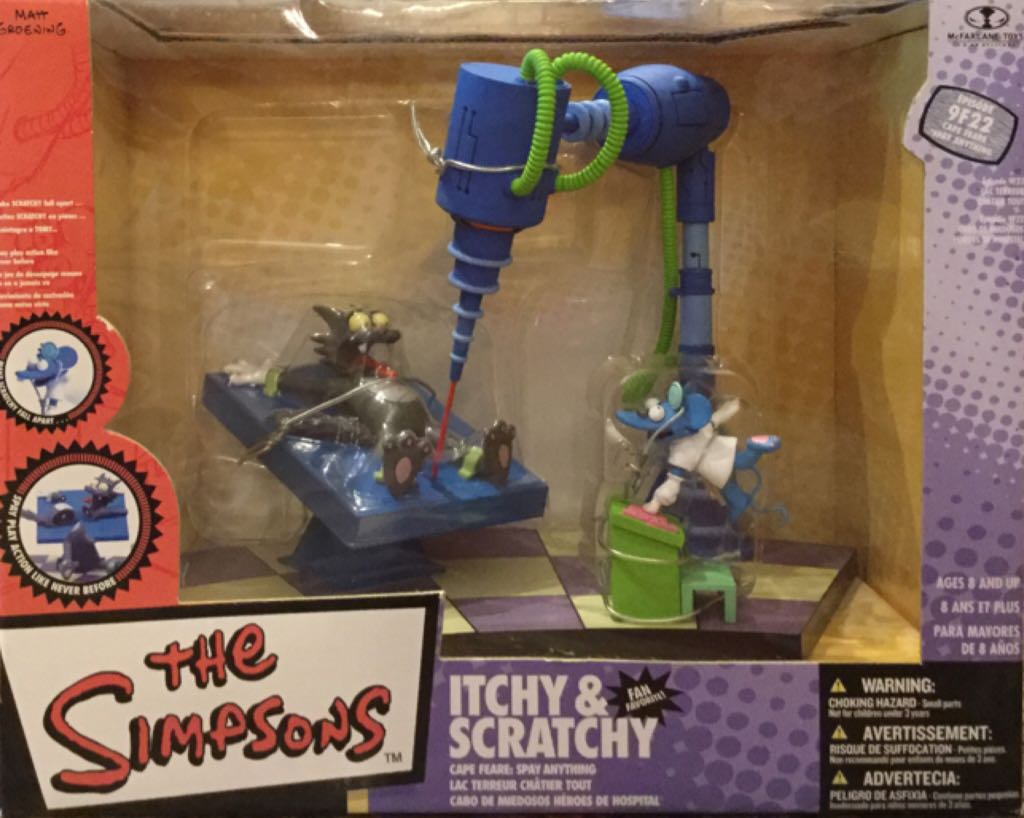 Itchy & Scratchy-lac terreur: châtier tout - McFarlane Toys™ (The Simpsons) action figure collectible [Barcode 787926127706] - Main Image 2