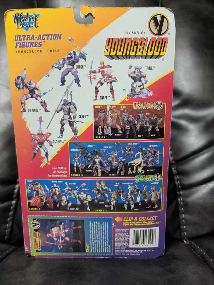 Youngblood: Shaft - McFarland Toys action figure collectible [Barcode 787926131048] - Main Image 2