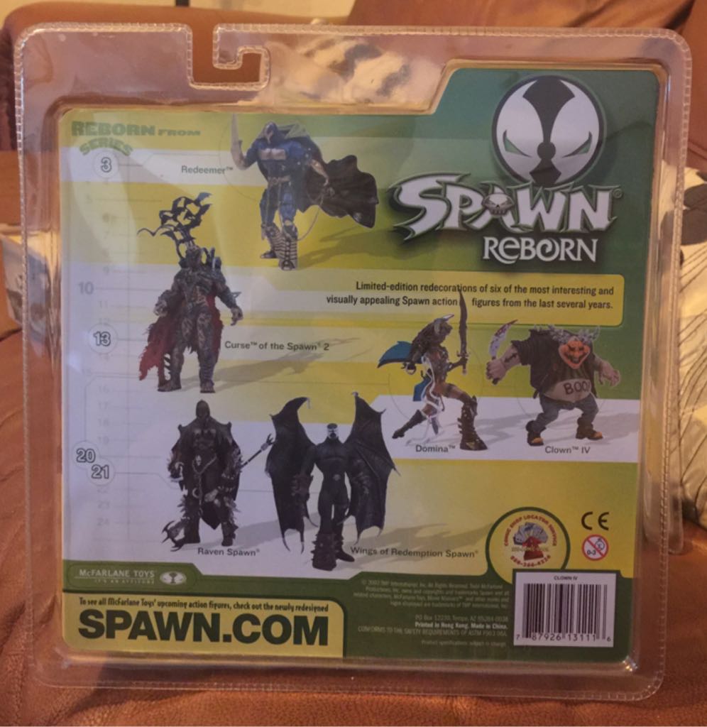 Clown IV - McFarlane Toys (Spawn: Reborn: 6”) action figure collectible [Barcode 787926131116] - Main Image 2