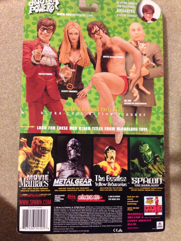 Austin Powers: Austin Powers - McFarlane Toys (Austin Powers) action figure collectible [Barcode 787926141016] - Main Image 2