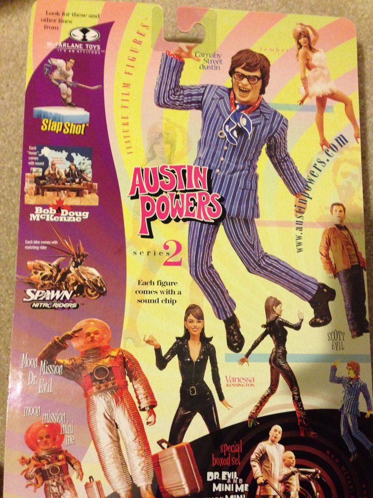 Austin Powers-Vanessa Kensing - McFarlane Toys (Austin Powers: 6”) action figure collectible [Barcode 787926141153] - Main Image 2