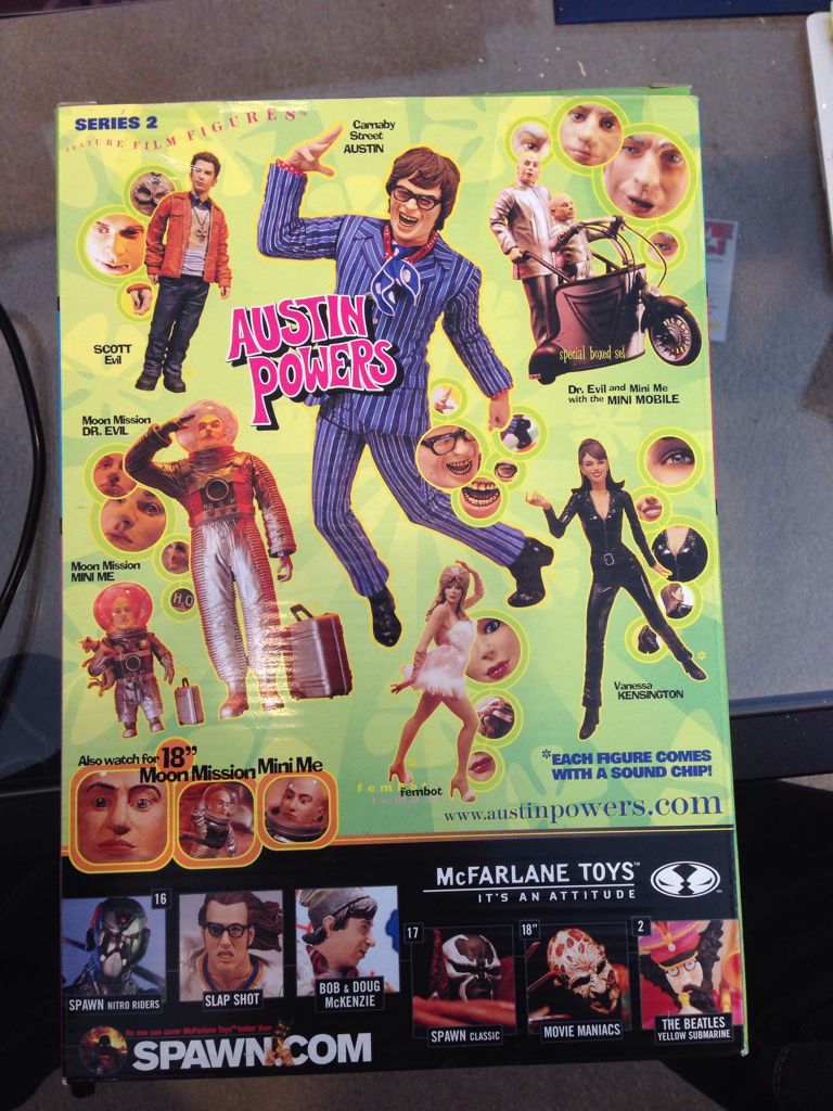 Austin Powers - McFarlane Toys action figure collectible [Barcode 787926141221] - Main Image 2