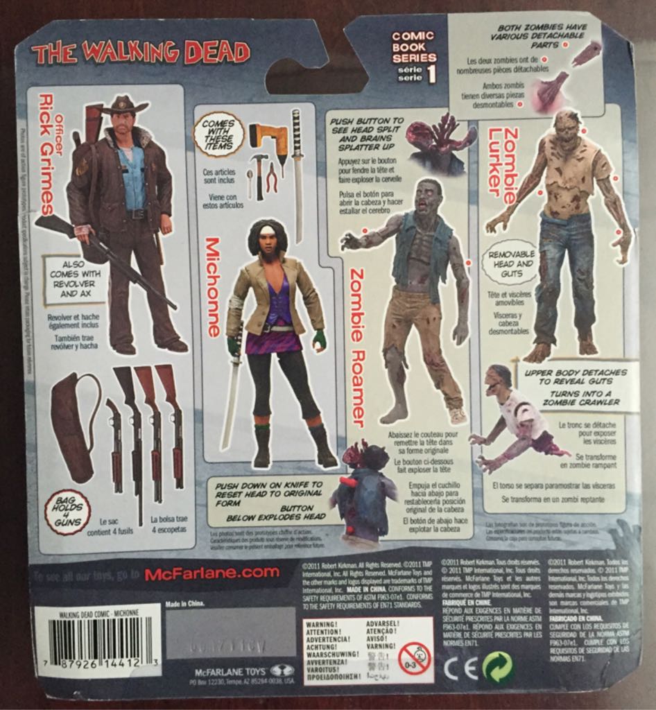 Michonne The Walking Dead Comic Series 1 5-inch Action Figure - McFarlane Toys (The Walking Dead Comic 1) action figure collectible [Barcode 787926144123] - Main Image 2
