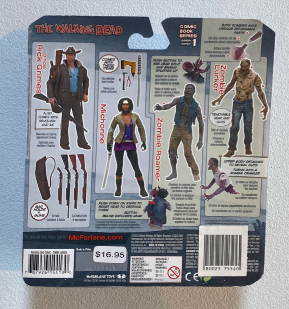 The Walking Dead Comic Zombie Walker - McFarlane Toys (The Walking Dead Comic Series) action figure collectible [Barcode 787926144130] - Main Image 3