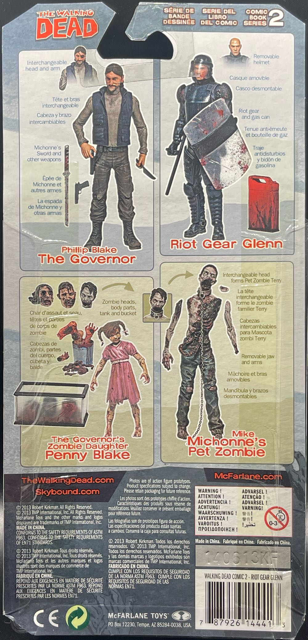 Riot Gear Glenn - McFarlane Toys (Comic Book Series 2) action figure collectible [Barcode 787926144413] - Main Image 2