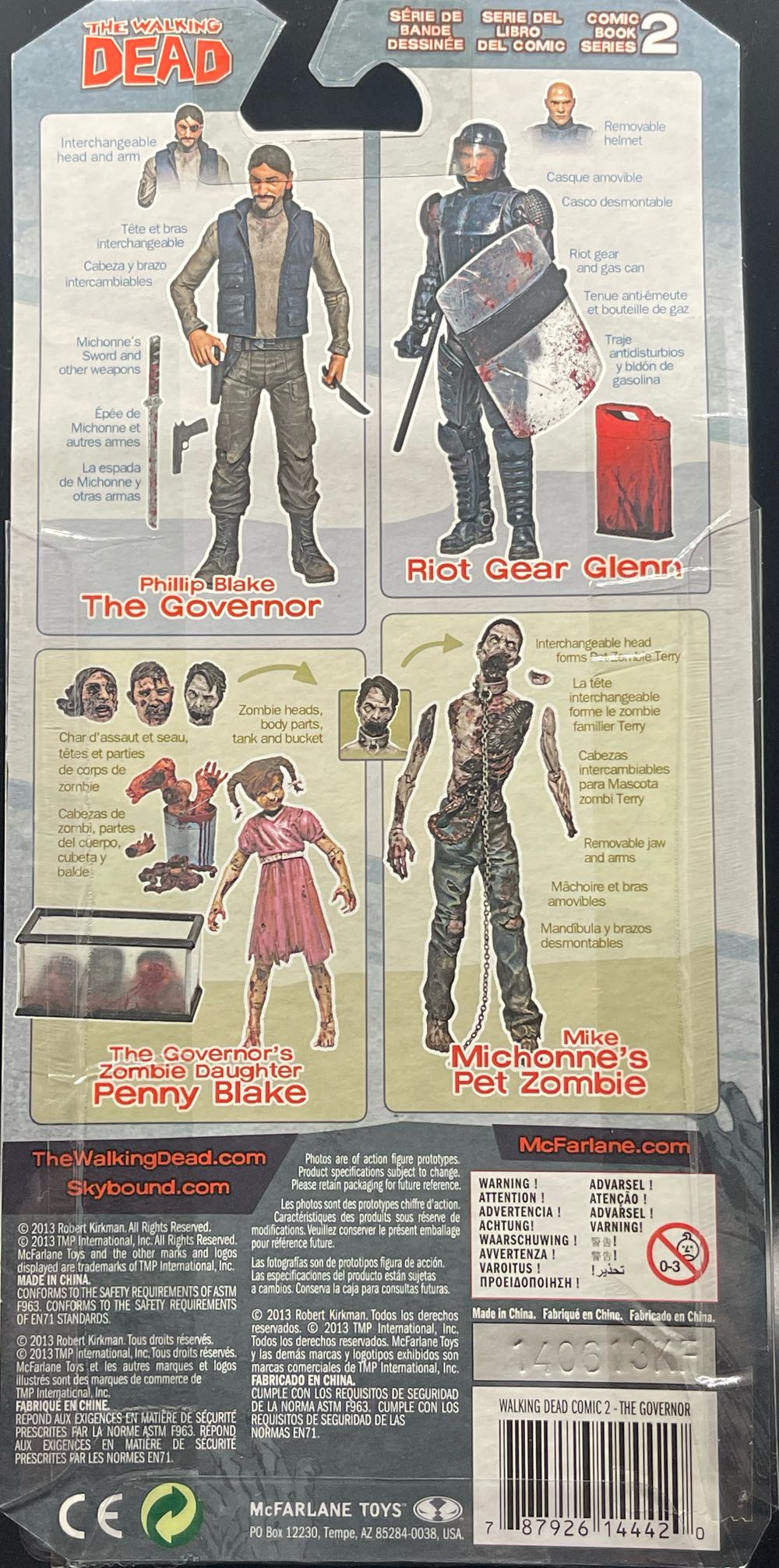 Walking Dead Comic Series 2: The Governor Phillip Blake - McFarlane Toys (The Walking Dead) action figure collectible [Barcode 787926144420] - Main Image 3